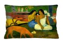 Poduszka dekoracyjna Elegance Print Arearea (Gauguin) 40×60 cm - Welurowa, Dwustronny Nadruk, Zamek, Antyalergiczny Wkład, Produ