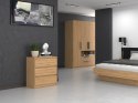 NOWOCZESNA KOMODA MALWA 70CM 3 SZUFLADY DĄB ARTISAN