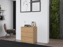 NOWOCZESNA KOMODA MALWA 70CM 3 SZUFLADY DĄB ARTISAN