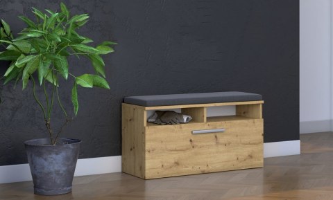 SZAFKA NA BUTY SIEDZISKO SCHOWEK RIVA DĄB ARTISAN SZAFKA NA BUTY SIEDZISKO SCHOWEK RIVA DĄB ARTISAN