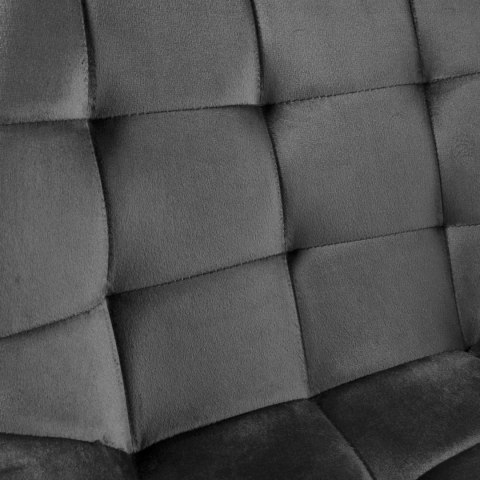 Krzesło welurowe NORMAN Velvet grafitowe Krzesło welurowe NORMAN Velvet grafitowe