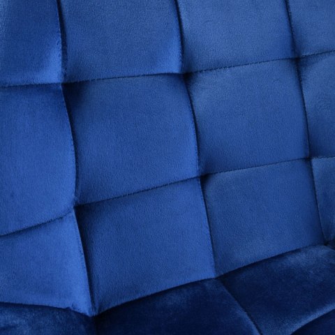 Krzesło welurowe NORMAN Velvet granatowe Krzesło welurowe NORMAN Velvet granatowe