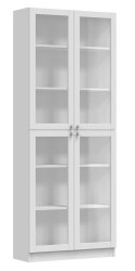 WITRYNA 80CM PAFOS 4 SZYBY SALON BIURO BIAŁY MAT WITRYNA 80CM PAFOS 4 SZYBY SALON BIURO BIAŁY MAT