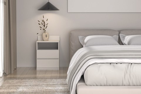 NOWOCZESNA SZAFKA STOLIK NOCNY 2 SZUFLADY MALWA M1 KOLOR: KASZMIR NOWOCZESNA SZAFKA STOLIK NOCNY 2 SZUFLADY MALWA M1 KOLOR: KASZMIR