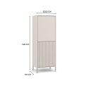 WITRYNA KAMARO SLIM / GŁADKI LAMELE RYFLOWANY FRONT KOLOR KASZMIR WITRYNA KAMARO SLIM / GŁADKI LAMELE RYFLOWANY FRONT KOLOR KASZMIR