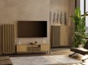 WITRYNA KAMARO SLIM LAMELE RYFLOWANY FRONT DĄB ARTISAN / CZARNY MAT WITRYNA KAMARO SLIM LAMELE RYFLOWANY FRONT DĄB ARTISAN / CZARNY MAT