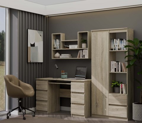 REGAŁ WISZĄCY BILBAO 4P DĄB SONOMA