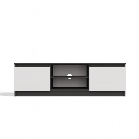 NOWOCZESNA SZAFKA RTV MALWA 120CM ANTRACYT / BIAŁY MAT NOWOCZESNA SZAFKA RTV MALWA 120CM ANTRACYT / BIAŁY MAT