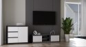 NOWOCZESNA SZAFKA RTV MALWA 120CM ANTRACYT / BIAŁY MAT NOWOCZESNA SZAFKA RTV MALWA 120CM ANTRACYT / BIAŁY MAT