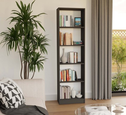 KLASYCZNY REGAŁ ONYX 50CM NA KSIĄŻKI SEGREGATORY ZABAWKI ANTRACYT