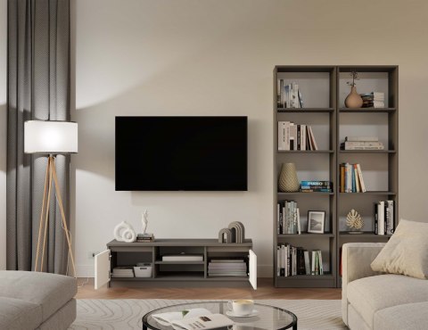 KLASYCZNY REGAŁ ONYX 50CM NA KSIĄŻKI SEGREGATORY ZABAWKI ANTRACYT