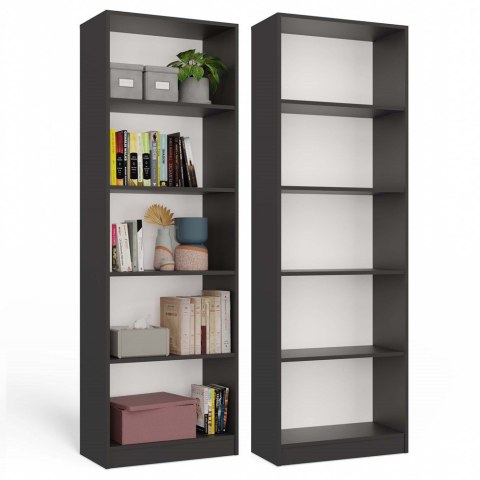 KLASYCZNY REGAŁ ONYX 60CM NA KSIĄŻKI SEGREGATORY ZABAWKI ANTRACYT KLASYCZNY REGAŁ ONYX 60CM NA KSIĄŻKI SEGREGATORY ZABAWKI ANTRACYT