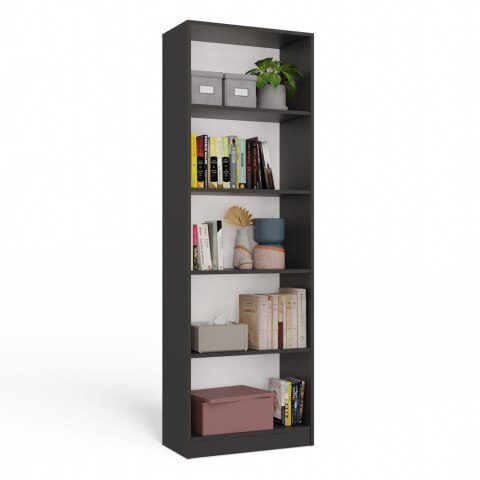 KLASYCZNY REGAŁ ONYX 60CM NA KSIĄŻKI SEGREGATORY ZABAWKI ANTRACYT KLASYCZNY REGAŁ ONYX 60CM NA KSIĄŻKI SEGREGATORY ZABAWKI ANTRACYT