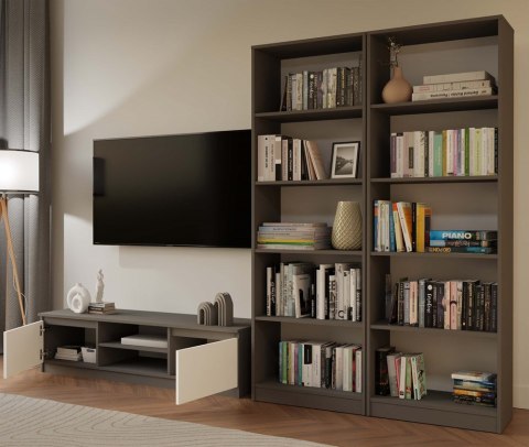 KLASYCZNY REGAŁ ONYX 60CM NA KSIĄŻKI SEGREGATORY ZABAWKI ANTRACYT KLASYCZNY REGAŁ ONYX 60CM NA KSIĄŻKI SEGREGATORY ZABAWKI ANTRACYT