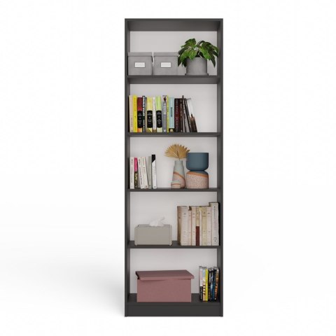 KLASYCZNY REGAŁ ONYX 60CM NA KSIĄŻKI SEGREGATORY ZABAWKI ANTRACYT KLASYCZNY REGAŁ ONYX 60CM NA KSIĄŻKI SEGREGATORY ZABAWKI ANTRACYT