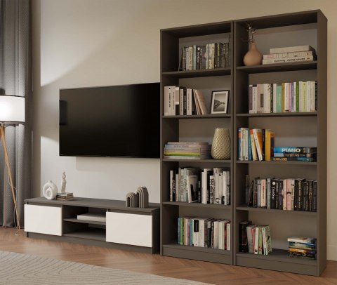 KLASYCZNY REGAŁ ONYX 60CM NA KSIĄŻKI SEGREGATORY ZABAWKI ANTRACYT KLASYCZNY REGAŁ ONYX 60CM NA KSIĄŻKI SEGREGATORY ZABAWKI ANTRACYT
