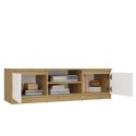 NOWOCZESNA SZAFKA RTV MALWA 120CM DĄB ARTISAN / BIAŁY MAT NOWOCZESNA SZAFKA RTV MALWA 120CM DĄB ARTISAN / BIAŁY MAT