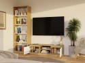 NOWOCZESNA SZAFKA RTV MALWA 120CM DĄB ARTISAN / BIAŁY MAT NOWOCZESNA SZAFKA RTV MALWA 120CM DĄB ARTISAN / BIAŁY MAT