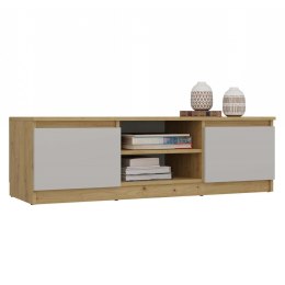 NOWOCZESNA SZAFKA RTV MALWA 120CM KASZMIR / DĄB ARTISAN