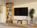 NOWOCZESNA SZAFKA RTV MALWA 120CM KASZMIR / DĄB ARTISAN NOWOCZESNA SZAFKA RTV MALWA 120CM KASZMIR / DĄB ARTISAN