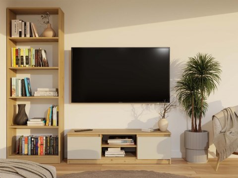 NOWOCZESNA SZAFKA RTV MALWA 120CM KASZMIR / DĄB ARTISAN NOWOCZESNA SZAFKA RTV MALWA 120CM KASZMIR / DĄB ARTISAN
