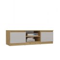NOWOCZESNA SZAFKA RTV MALWA 120CM KASZMIR / DĄB ARTISAN NOWOCZESNA SZAFKA RTV MALWA 120CM KASZMIR / DĄB ARTISAN