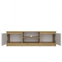 NOWOCZESNA SZAFKA RTV MALWA 120CM KASZMIR / DĄB ARTISAN NOWOCZESNA SZAFKA RTV MALWA 120CM KASZMIR / DĄB ARTISAN