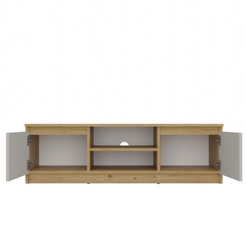 NOWOCZESNA SZAFKA RTV MALWA 120CM KASZMIR / DĄB ARTISAN NOWOCZESNA SZAFKA RTV MALWA 120CM KASZMIR / DĄB ARTISAN