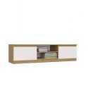 NOWOCZESNA SZAFKA RTV MALWA 140CM DĄB ARTISAN / BIAŁY MAT NOWOCZESNA SZAFKA RTV MALWA 140CM DĄB ARTISAN / BIAŁY MAT