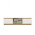 NOWOCZESNA SZAFKA RTV MALWA 140CM DĄB ARTISAN / BIAŁY MAT NOWOCZESNA SZAFKA RTV MALWA 140CM DĄB ARTISAN / BIAŁY MAT