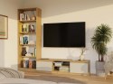 NOWOCZESNA SZAFKA RTV MALWA 140 CM KASZMIR / DĄB ARTISAN NOWOCZESNA SZAFKA RTV MALWA 140 CM KASZMIR / DĄB ARTISAN