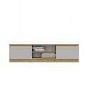 NOWOCZESNA SZAFKA RTV MALWA 140 CM KASZMIR / DĄB ARTISAN NOWOCZESNA SZAFKA RTV MALWA 140 CM KASZMIR / DĄB ARTISAN