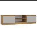 NOWOCZESNA SZAFKA RTV MALWA 140 CM KASZMIR / DĄB ARTISAN NOWOCZESNA SZAFKA RTV MALWA 140 CM KASZMIR / DĄB ARTISAN