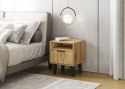 NOWOCZESNA SZAFKA NOCNA SCANDI SLIM Z SZUFLADA RYFLOWANY FRONT DĄB ARTISAN NOWOCZESNA SZAFKA NOCNA SCANDI SLIM Z SZUFLADA RYFLOWANY FRONT DĄB ARTISAN