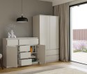 NOWOCZESNA KOMODA MALWA 2 DRZWI 6 SZUFLAD 120CM KOLOR KASZMIR NOWOCZESNA KOMODA MALWA 2 DRZWI 6 SZUFLAD 120CM KOLOR KASZMIR