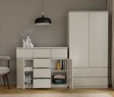 NOWOCZESNA KOMODA MALWA 2 DRZWI 6 SZUFLAD 120CM KOLOR KASZMIR NOWOCZESNA KOMODA MALWA 2 DRZWI 6 SZUFLAD 120CM KOLOR KASZMIR