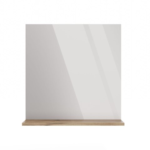 LUSTRO ŁAZIENKOWE Z PÓŁKĄ TIGO 60x61,5 CM DĄB EVOKE DO ŁAZIENKI PRZEDPOKOJU LUSTRO ŁAZIENKOWE Z PÓŁKĄ TIGO 60x61,5 CM DĄB EVOKE DO ŁAZIENKI PRZEDPOKOJU