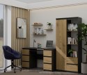 NOWOCZESNY REGAŁ RS-80 BILY 7 PÓŁEK 2 SZUFLADY SALON ANTRACYT/DĄB ARTISAN NOWOCZESNY REGAŁ RS-80 BILY 7 PÓŁEK 2 SZUFLADY SALON ANTRACYT/DĄB ARTISAN