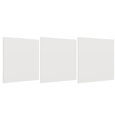 REGAŁ KOMOROWY MALAX 110x110 CM ZABUDOWANY TYŁ 3 DRZWI BIAŁY MAT