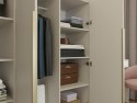 DUŻA SZAFA SENSO 150CM DO SALONU SYPIALNI 3 DRZWI KOLOR: KASZMIR DUŻA SZAFA SENSO 150CM DO SALONU SYPIALNI 3 DRZWI KOLOR: KASZMIR