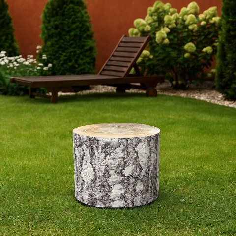 Pufa Codura Wodoodporna do Domu i Ogrodu - wzór Breza, Elegancka, Wygodna, Stabilna, Zamek Błyskawiczny, 40 cm, Bertoni Pufa Codura Wodoodporna do Domu i Ogrodu - wzór Breza, Elegancka, Wygodna, Stabilna, Zamek Błyskawiczny, 40 cm, Bertoni