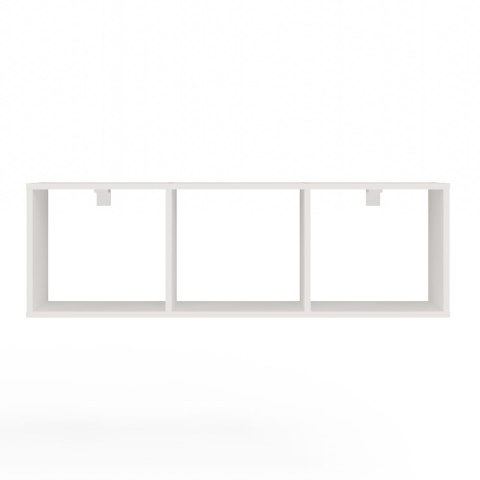 NOWOCZESNY REGAŁ WISZĄCY COBI 1X3 PÓŁKA ŚCIENNA BIAŁY MAT NOWOCZESNY REGAŁ WISZĄCY COBI 1X3 PÓŁKA ŚCIENNA BIAŁY MAT