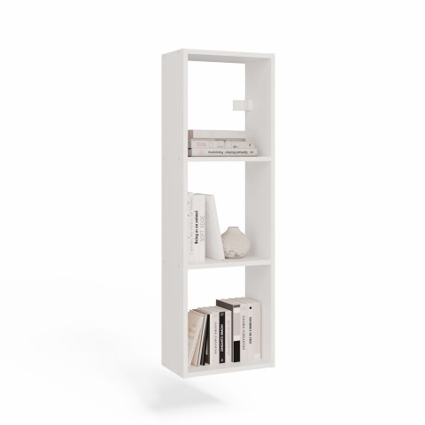 NOWOCZESNY REGAŁ WISZĄCY COBI 1X3 PÓŁKA ŚCIENNA BIAŁY MAT NOWOCZESNY REGAŁ WISZĄCY COBI 1X3 PÓŁKA ŚCIENNA BIAŁY MAT