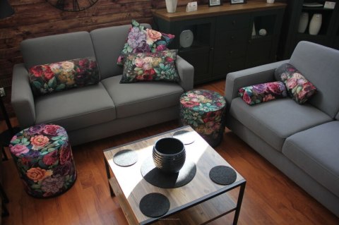 Poduszka dekoracyjna Elegance Print Bukiet 40×60 cm - Welurowa, Dwustronny Nadruk, Zamek, Antyalergiczny Wkład, Produkt Premium