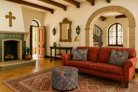 Poduszka dekoracyjna Elegance Print Valencia 40×60 cm - Welurowa, Dwustronny Nadruk, Zamek, Antyalergiczny Wkład, Produkt Premiu