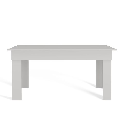 DUŻY STÓŁ STOLIK MADRAS DO JADALNI 160 CM X 80CM BIAŁY MAT