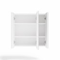 WISZĄCA SZAFKA ŁAZIENKOWA POLA NAD UMYWALKĘ 3 LUSTRA 3 DRZWI BIAŁY MAT