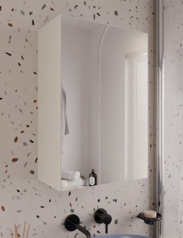 WISZĄCA SZAFKA ŁAZIENKOWA Z LUSTREM POLA NAD UMYWALKĘ KOLOR KASZMIR