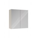 WISZĄCA SZAFKA ŁAZIENKOWA POLA NAD UMYWALKĘ 2 DRZWI 2 LUSTRA KOLOR KASZMIR