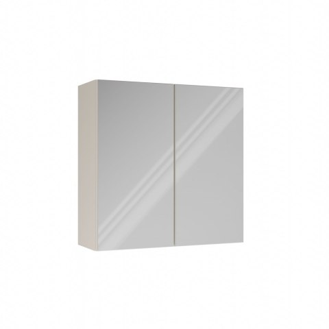 WISZĄCA SZAFKA ŁAZIENKOWA POLA NAD UMYWALKĘ 2 DRZWI 2 LUSTRA KOLOR KASZMIR
